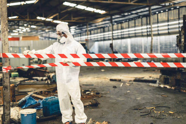 Professional Biohazard technician working in Liberty, PA
